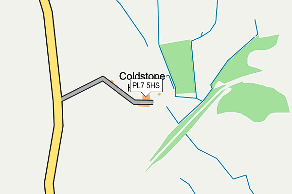 PL7 5HS map - OS OpenMap – Local (Ordnance Survey)