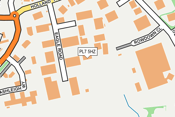 PL7 5HZ map - OS OpenMap – Local (Ordnance Survey)