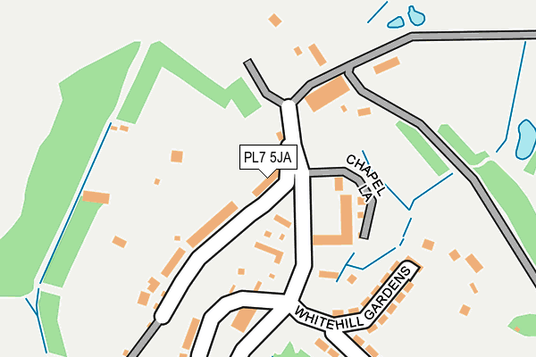 PL7 5JA map - OS OpenMap – Local (Ordnance Survey)