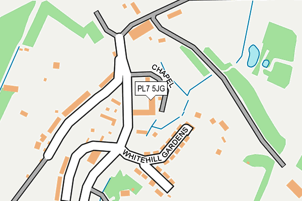 PL7 5JG map - OS OpenMap – Local (Ordnance Survey)