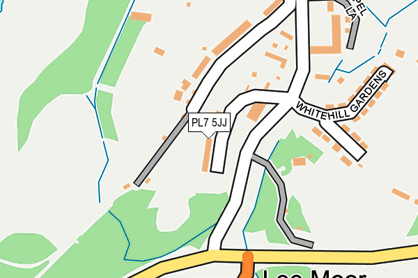 PL7 5JJ map - OS OpenMap – Local (Ordnance Survey)