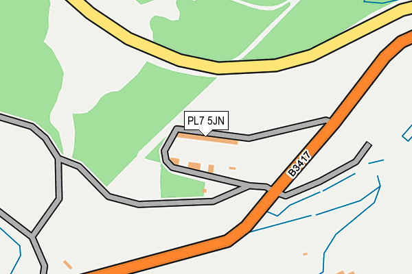 PL7 5JN map - OS OpenMap – Local (Ordnance Survey)