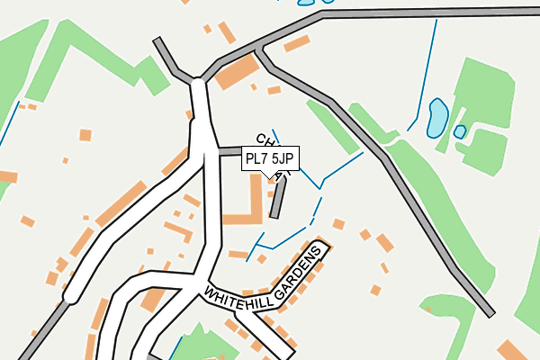 PL7 5JP map - OS OpenMap – Local (Ordnance Survey)