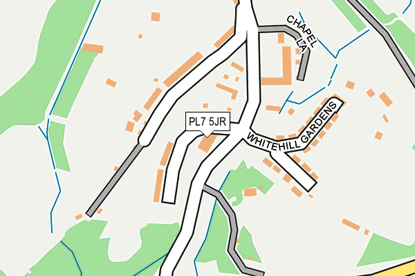 PL7 5JR map - OS OpenMap – Local (Ordnance Survey)