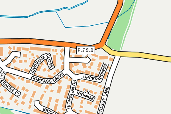 PL7 5LB map - OS OpenMap – Local (Ordnance Survey)