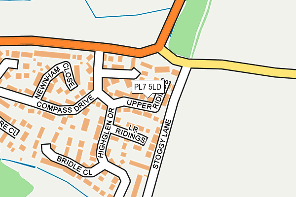 PL7 5LD map - OS OpenMap – Local (Ordnance Survey)