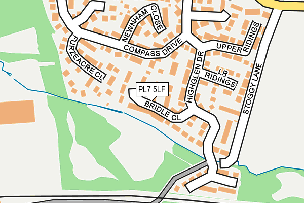 PL7 5LF map - OS OpenMap – Local (Ordnance Survey)