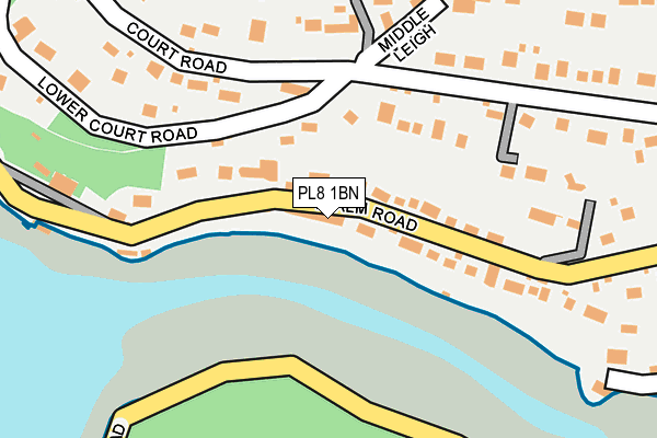 PL8 1BN map - OS OpenMap – Local (Ordnance Survey)