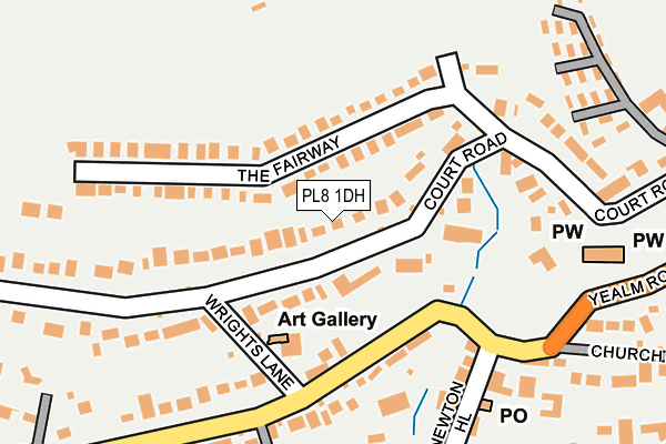 PL8 1DH map - OS OpenMap – Local (Ordnance Survey)