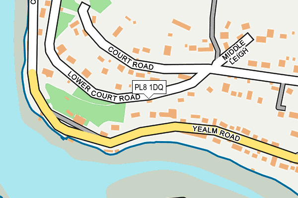 PL8 1DQ map - OS OpenMap – Local (Ordnance Survey)