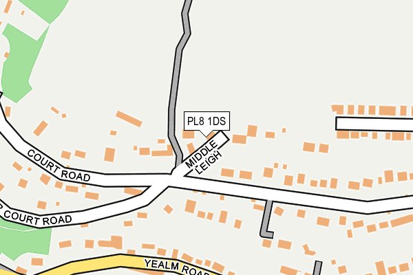 PL8 1DS map - OS OpenMap – Local (Ordnance Survey)