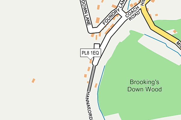 PL8 1EQ map - OS OpenMap – Local (Ordnance Survey)