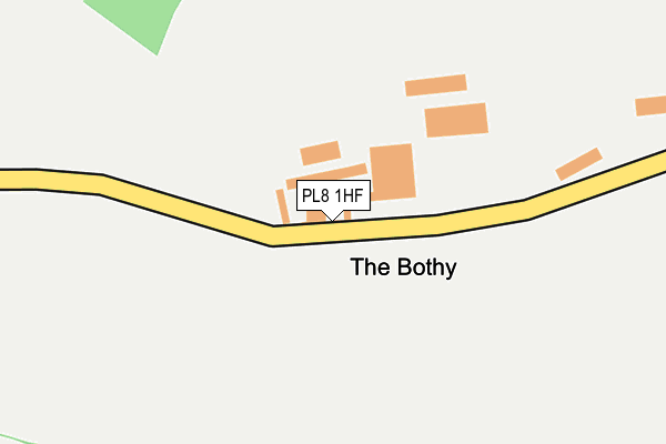 PL8 1HF map - OS OpenMap – Local (Ordnance Survey)