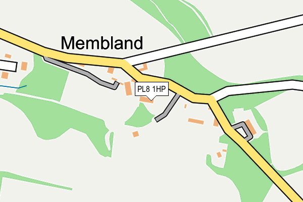 PL8 1HP map - OS OpenMap – Local (Ordnance Survey)