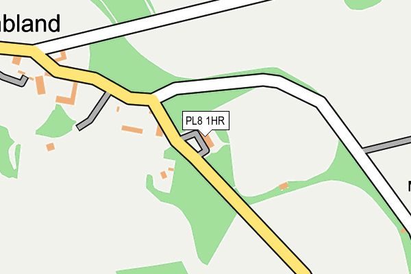 PL8 1HR map - OS OpenMap – Local (Ordnance Survey)