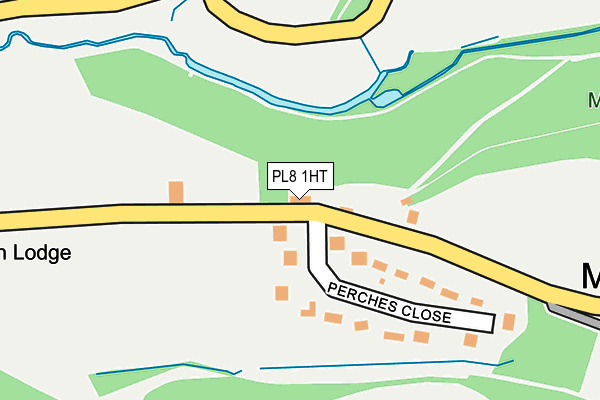 PL8 1HT map - OS OpenMap – Local (Ordnance Survey)