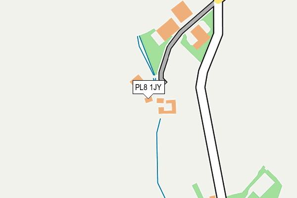 PL8 1JY map - OS OpenMap – Local (Ordnance Survey)