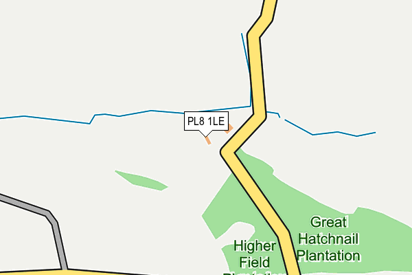 PL8 1LE map - OS OpenMap – Local (Ordnance Survey)