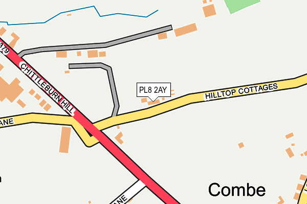 PL8 2AY map - OS OpenMap – Local (Ordnance Survey)