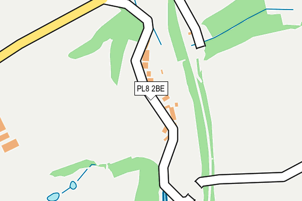 PL8 2BE map - OS OpenMap – Local (Ordnance Survey)