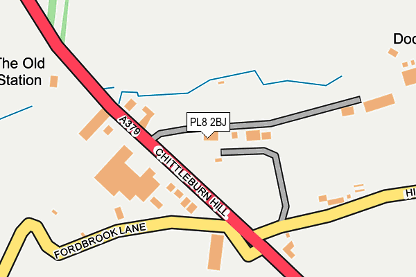 PL8 2BJ map - OS OpenMap – Local (Ordnance Survey)