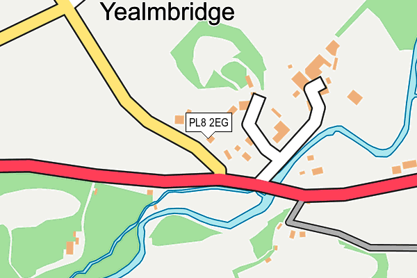 PL8 2EG map - OS OpenMap – Local (Ordnance Survey)