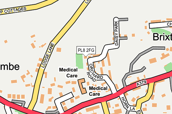 PL8 2FG map - OS OpenMap – Local (Ordnance Survey)