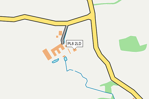 PL8 2LD map - OS OpenMap – Local (Ordnance Survey)