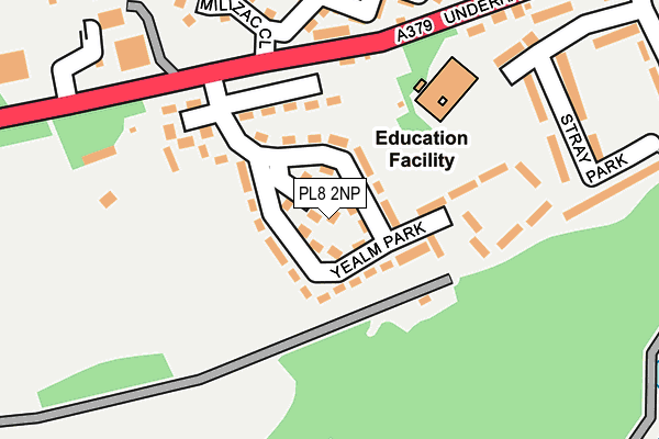 PL8 2NP map - OS OpenMap – Local (Ordnance Survey)