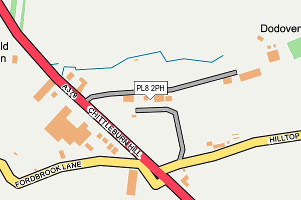 PL8 2PH map - OS OpenMap – Local (Ordnance Survey)