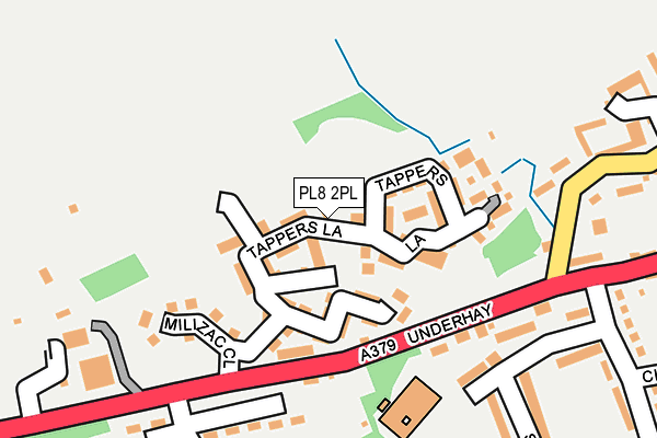 PL8 2PL map - OS OpenMap – Local (Ordnance Survey)