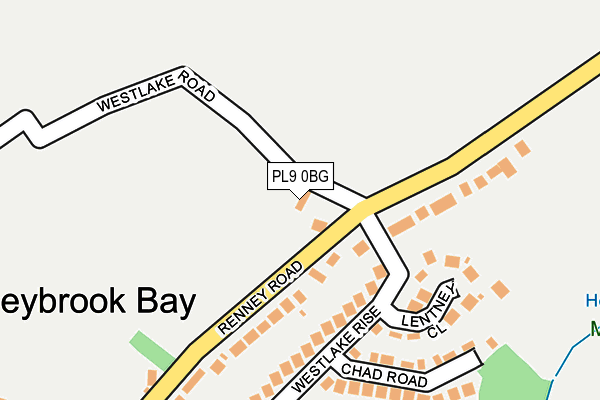 PL9 0BG map - OS OpenMap – Local (Ordnance Survey)