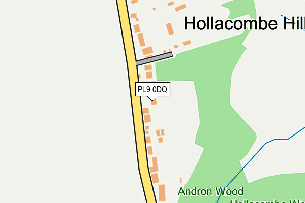 PL9 0DQ map - OS OpenMap – Local (Ordnance Survey)