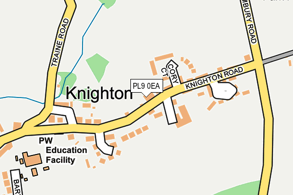 PL9 0EA map - OS OpenMap – Local (Ordnance Survey)