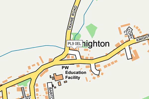 PL9 0EL map - OS OpenMap – Local (Ordnance Survey)