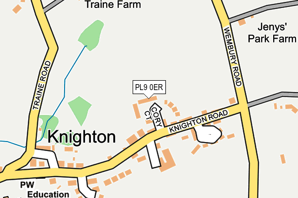 PL9 0ER map - OS OpenMap – Local (Ordnance Survey)