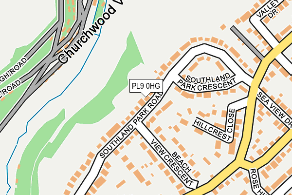 PL9 0HG map - OS OpenMap – Local (Ordnance Survey)