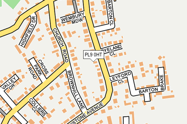PL9 0HT map - OS OpenMap – Local (Ordnance Survey)
