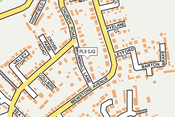 PL9 0JQ map - OS OpenMap – Local (Ordnance Survey)