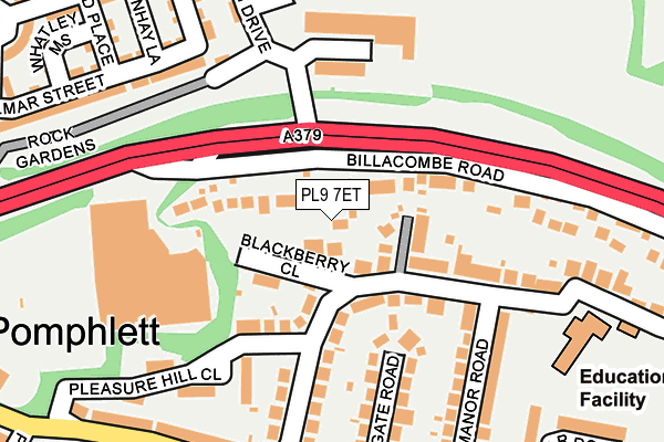 PL9 7ET map - OS OpenMap – Local (Ordnance Survey)