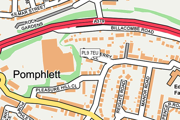 PL9 7EU map - OS OpenMap – Local (Ordnance Survey)