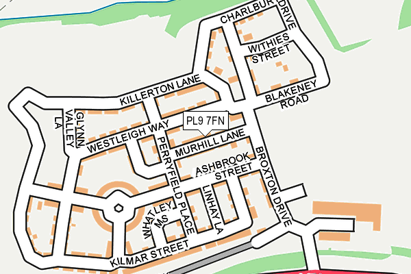 PL9 7FN map - OS OpenMap – Local (Ordnance Survey)