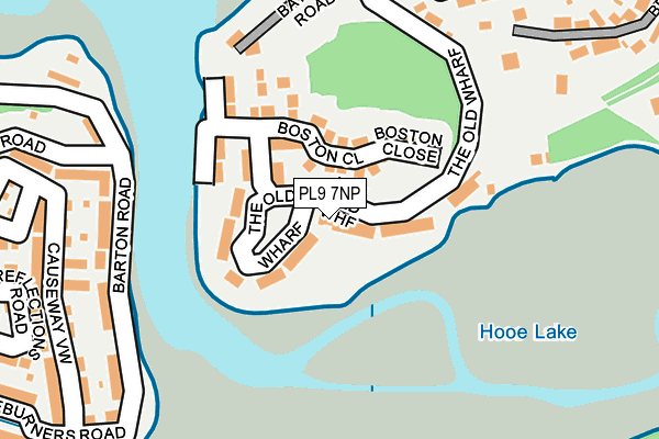 PL9 7NP map - OS OpenMap – Local (Ordnance Survey)