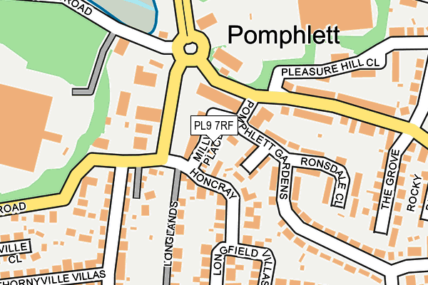 PL9 7RF map - OS OpenMap – Local (Ordnance Survey)