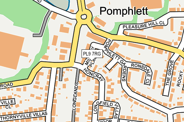 PL9 7RG map - OS OpenMap – Local (Ordnance Survey)