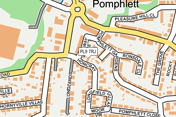 PL9 7RJ map - OS OpenMap – Local (Ordnance Survey)