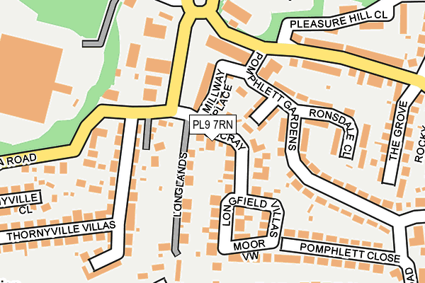 PL9 7RN map - OS OpenMap – Local (Ordnance Survey)