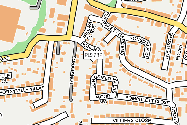 PL9 7RP map - OS OpenMap – Local (Ordnance Survey)