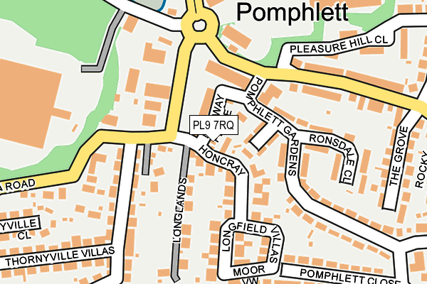 PL9 7RQ map - OS OpenMap – Local (Ordnance Survey)