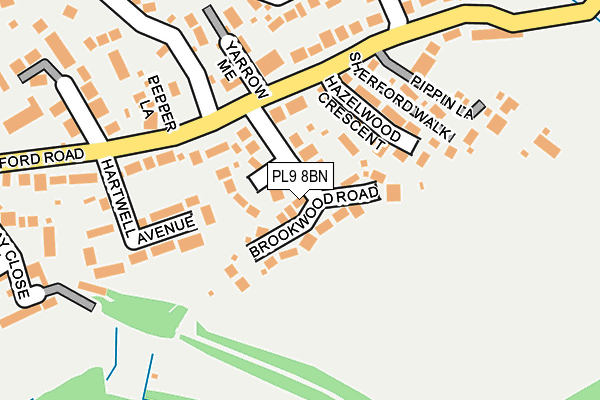 PL9 8BN map - OS OpenMap – Local (Ordnance Survey)